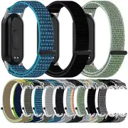 Fashion Durability Nylon Strap Steel Tip Woven Strap for Xiaomi Band 8/8NFC