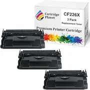 Cartridge Planet 3 Pack Compatible Toner Cartridge Replacement for HP CF226X 26X (9,000 Pages) for HP Laserjet Pro MFP M402 MFP M402dn MFP M402dw MFP M402n MFP M426 MFP M426fdn MFP M426fdw