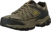 [Skechers] Sport Men's Afterburn Memory Foam Lace-Up Sneaker