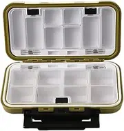 ETUCYNG Fishing Tackle Box - Fishing Lure Storage Box Waterproof Tackle Box,Tool Box with Removable Divider Double-Sided Strip Seal Fishing Organizer for Fishing Enthusiasts