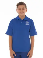 Royal Blue Polo Top