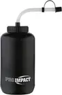 Pro Impact Squeezable Water Bottle Bendable Long Straw - LDPE BPA Free Plastic -