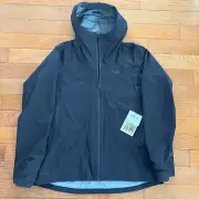 Rab Firewall Light Jacket Women's XL Packable Waterproof Highly Windproof Black