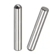 12x70mm Dowel Pins, 2pcs Round Head Flat Chamfered End Dowel Pin