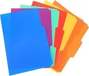 SECFOU 18pcs Plastic File Folder Organizer Document Folder for Office Paper Storage for Organize