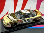 Dale Jr #8 Budweiser 2001 Monte Carlo 24kt Gold Stock Car 1:24