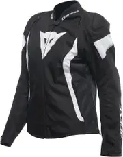 Dainese Avro 5 Ladies Motorcycle Textile Jacket, black-white, Size 42 for Women Black White