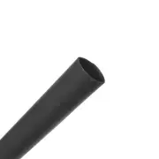 1/8" Heat Shrink (2:1) Sleeving, Black PVC Tubing, 500 ft Length
