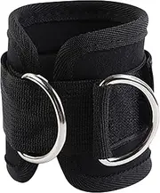 Toguma Fitness Ankle Strap for Cable Machine Exercise Belt Resistance Bands Exercise Machine Attachments for Leg Extension Booty Workout Glute (Black)