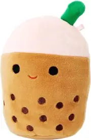 New SQUISHMALLOWS Bernice Boba Tea 8" PLUSH TOY Official KELLYTOY Stuffed Animal