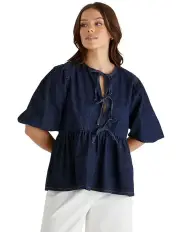 [Sass] Lena Top in Blue