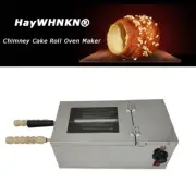 110V 1500W Stainless Steel Chimney Cake Roll Oven Maker Bread Making Machine
