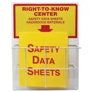 Accuform Right-To-Know Center,English,20 in. H ZRS326 Accuform ZRS326