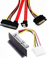Sintech IDE/PATA 40Pin HDD to SATA Motherboard Adapter Card with SATA 7+15pin 30cm Cable for Desktop 3.5 Inch Hard Disk Drive