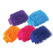 Microfiber Car Washing Glove Highly Absorbent Car Detailing Mitts Scratch Free