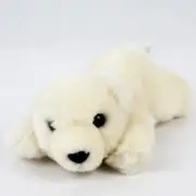 Aurora Polar Bear Stuffed Animal Toy 8" Laying Down - Pre-Owned Cuddly Plush