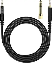 Zosvoses ATH-M50x Cable with 6.35mm(1/4") Adapter Compatible with Audio Technica ATH-M50x, ATH-M40x, ATH-M70x, ATH-M60x Headphones (6.6ft)