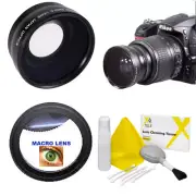 8K WIDE ANGLE LENS +MACRO LENS FOR NIKON D3300 WITH AF-P DX 18-55mm f/3.5-5.6G