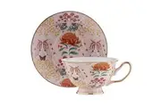 Ashdene Matilda Tea Coffee Latte Drink Mug Cup & Saucer Set New Bone China Blush