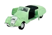 WELLY OLD TIMER 1938 PEUGEOT 402 GREEN 1:34 DIE CAST METAL MODEL NEW BOX 98877