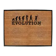 Evolution Archery - Funny Novelty Doormat Man Cave Floor mat