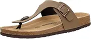 [CUSHIONAIRE] Men's Leah Cork footbed Sandal with +Comfort