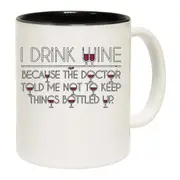 Drink Wine Doctor Bottled Up Mug Cup