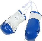 HOMOCONO Realistic Mini Boxing Gloves Keychain Charm Decorative Car Mirror Ornament for Boxing Lovers