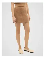 [Seed Heritage] Knitted Mini Skirt in Amaretto