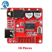 10 Pieces 3.7-5V Type-C Bluetooth 5.1 Audio MP3 Decoder Lossless Amplifier Board