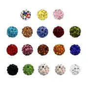 100pcs Crystal Beads Sparkling Bead Rhinestones Jewelry Accessories