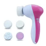 2Pcs 5-In-1 Cleansing Brush Silicone Face Washing Brush Deep Clean Pore Cleansing Facial Massage Skincare Waterproof Face Washing Brush