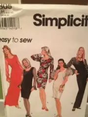 Simplicity Sewing Pattern 8805 Ladies / Misses Dress Size 6-10 Uncut