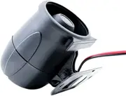 Peakloong Car Anti-Theft Horn Siren, Horn Alarm 12V Tweeter Alarm Treble Voice Speaker High Decibel Intelligent Voice Alarm