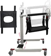 Patient Lift Aid with Detachable Backrest Multi-Function Lifting Toilet Bath Chair Car Wheelchair Lift for Elderly Handicapped