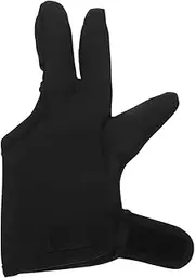 AUTSUPPL Professional Heat Resistant Gloves for Hair Styling Three-finger Hairdressing Gloves Left Hand Curling Wand and Flat Iron Safe