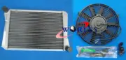 3Row Radiator+Fan For MG Midget Austin HEALEY Sprite 1275 1967-1974 MT Crossflow (for: MG)
