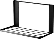 Magnetic Wall Shelves | Foldable Shelf Bracket | Wall Mounted Shelf Bracket | Space Efficient Shelving with Customizable Size for Bedroom Organization and Living Room Display/2639 (Color : Black, Si