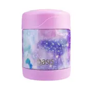 Oasis Stainless Steel 300ml Insulated Food Flask Double Wall Container Galaxy