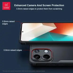 訊迪Redmi Note 13 4g Xundd Case 安全氣囊防震軟邊防指紋手機保護殼