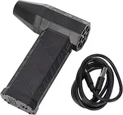 FLEXMAN Compressed Air Duster, 13000Rpm Bifunctional Electric Air Duster, Mini Blower Turbo Fan with USB Type C Charging Cable for Outdoor, Car, Computer Keyboards