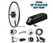 TDR 250W 26" Front Hub 36V 10Ah Battery Electric Bike Conversion Kit