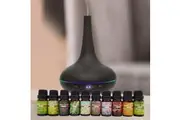 Milano Aroma Diffuser Set With 10 Pack Diffuser Oils Humidifier Aromatherapy