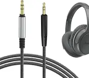 Geekria Audio Cable Compatible with Bose SoundTrue Around-Ear II, SoundTrue AE2, SoundTrue, Soundlink On-Ear, SoundLink II Cable, 2.5mm Braided Nylon Replacement Stereo Cord (4 ft / 1.2 m)