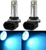 LED 20W 881 H27 Blue 10000K Two Bulbs Head Light Replacement ATV UTV Lamp Fit OE