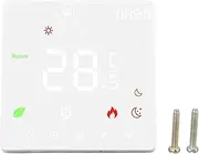 Thermostat Underfloor Heating for Gas Boiler Water Heater, Room Thermostat Underfloor Heating with Constant Temperature Function Programmable Smart Thermostat for Boiler and Water