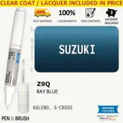 Z9Q Touch Up Paint for Suzuki Blue BALENO S CROSS RAY BLUE Pen Stick Scratch Chi