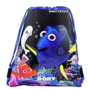 Disney Finding Dory Black Drawstring Bag School Backpack