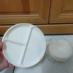 白色質感塑膠餐盤 碗 餐具 盤子