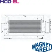 CONDENSER AIR CONDITIONING 350203623000 FOR FIAT DUCATO/Van/Platform/Chassis